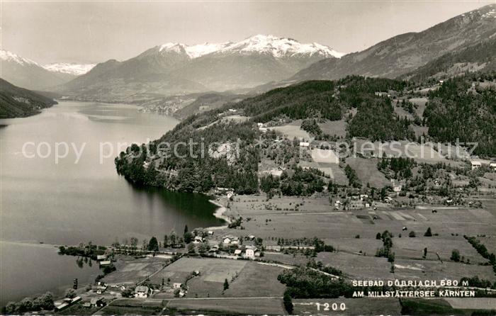 Bad Doebriach Alpenpanorama Fliegeraufnahme