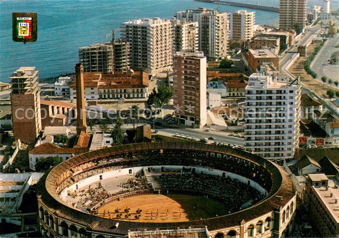 Malaga Andalucia Plaza de Toros Paseo Marítimo vista aérea