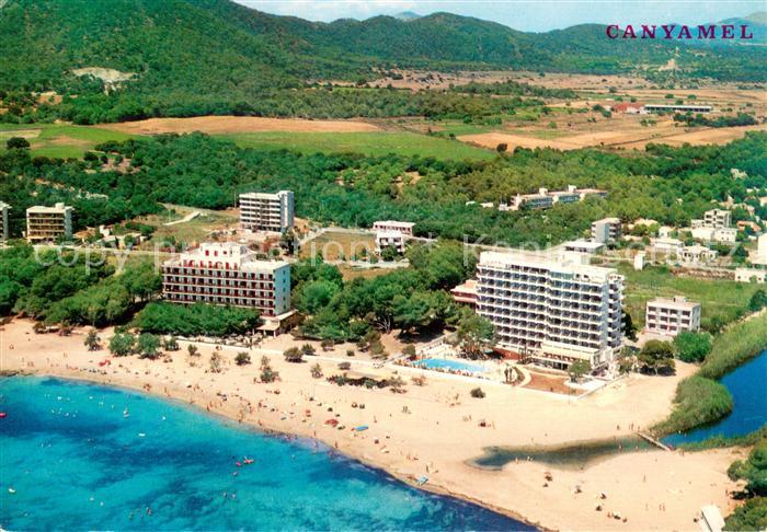 Canyamel Hotels am Strand Fliegeraufnahme