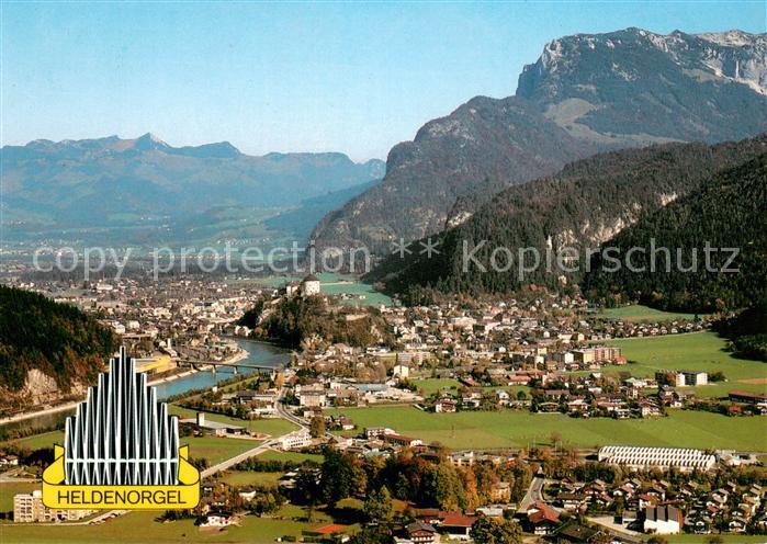 Kufstein Tirol Panorama Blick zum Kaisergebirge Fliegeraufnahme Heldenorgel