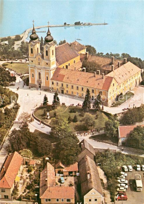 Tihany Abteikirche Fliegeraufnahme