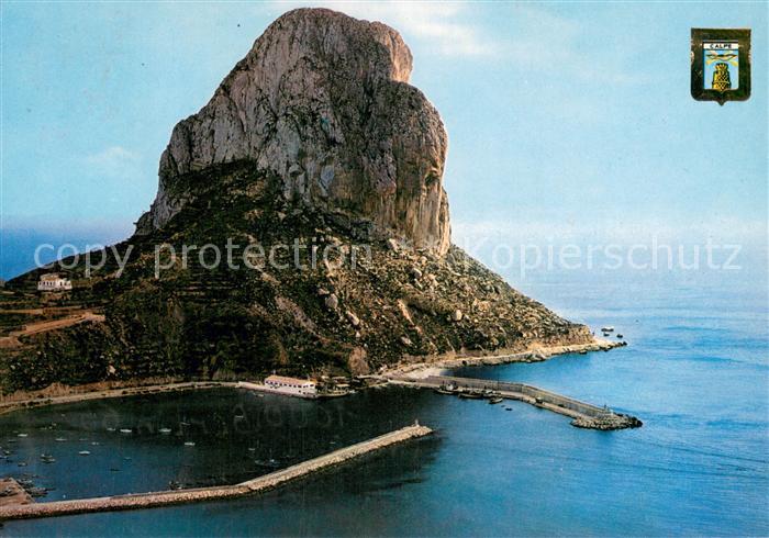 Calpe Penon de Ifach vista aérea