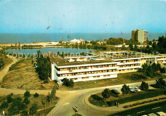 Jupiter Rumaenien Tismana See und Hotel Fliegeraufnahme