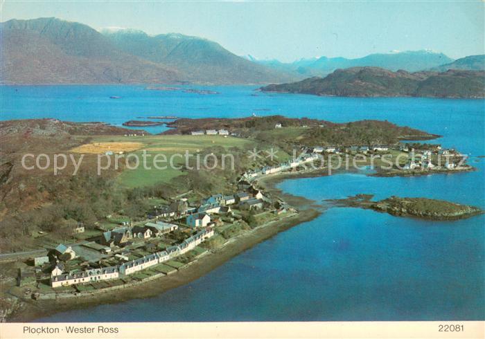 Plockton Wester Ross aerial view