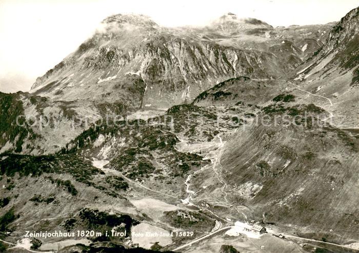 Zeinisjochhaus Berghaus Alpen Fliegeraufnahme