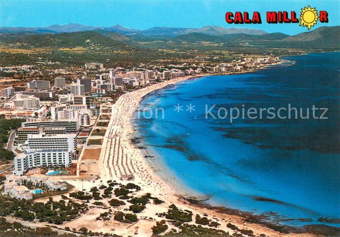 Cala Millor Mallorca Kuestenpanorama Fliegeraufnahme
