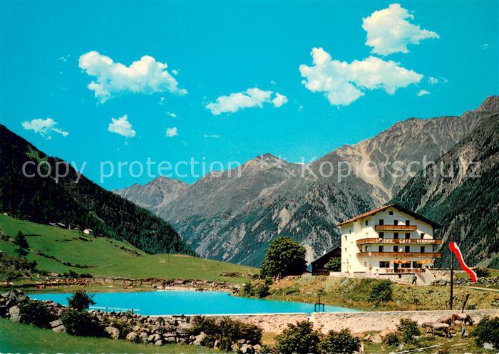 Soelden oetztal Gasthof Cafe Hermann Bergsee Alpenpanorama oetztaler Alpen