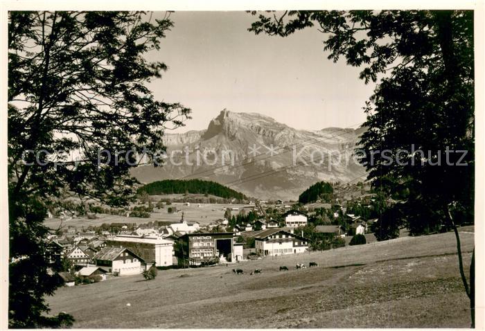 Megeve et l'Aiguille de Varan