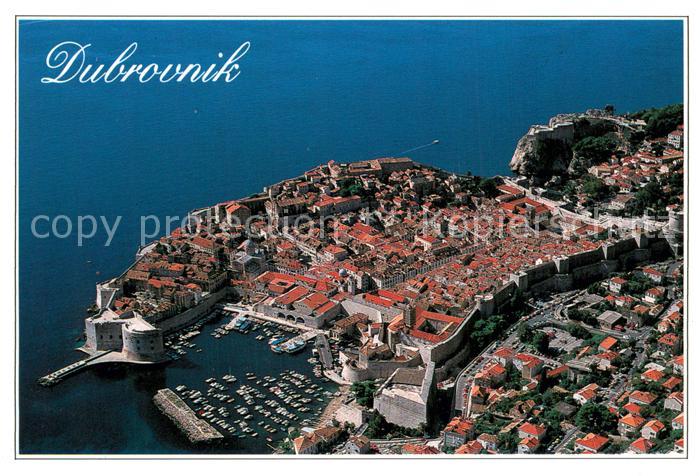 Dubrovnik Ragusa Fliegeraufnahme
