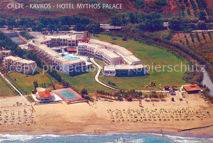 Kavros Hotel Mythos Palace Strand Fliegeraufnahme