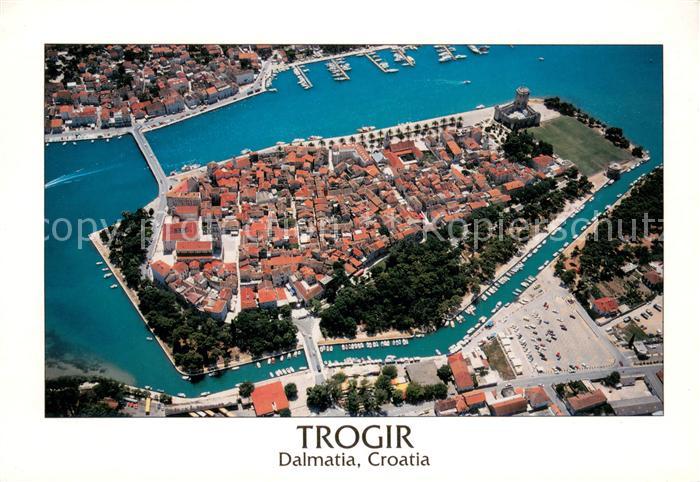 Trogir Trau Fliegeraufnahme