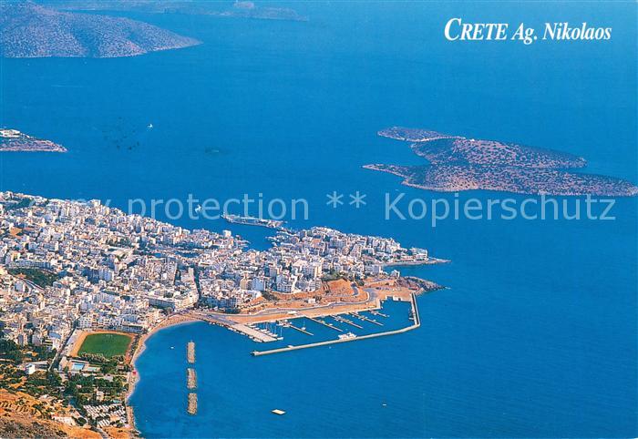 Nikolaos Agios Kreta Fliegeraufnahme