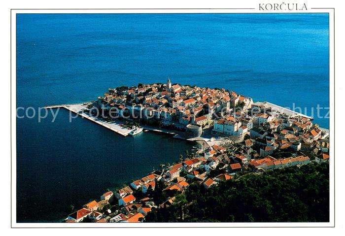 Korcula Fliegeraufnahme