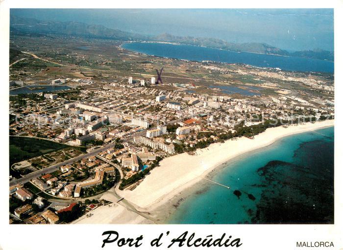 Alcudia Mallorca Port d Alcudia Fliegeraufnahme