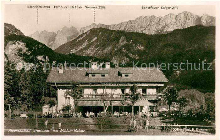 Hechtsee Alpengasthof Hechtsee mit Wildem Kaiser