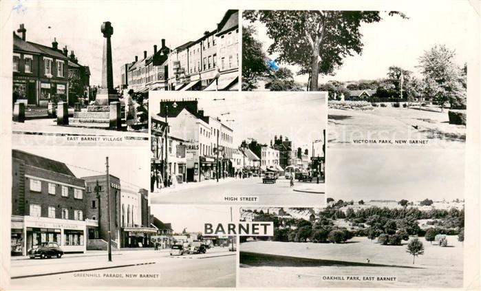 Barnet East Barnet Village Greenhill Parade High Street Victoria Park Oakhill Pa