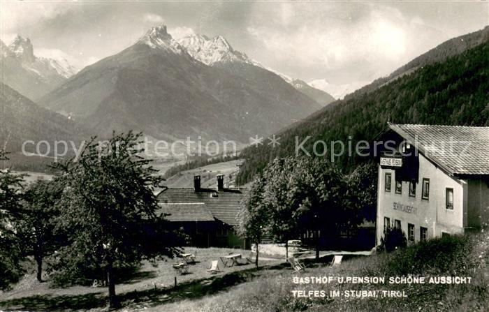 Telfes Stubai Gasthof Pension Schoene Aussicht Stubaital