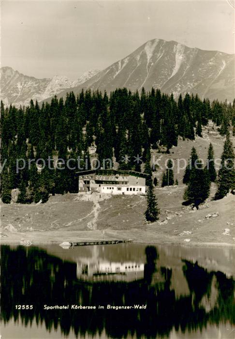 Schroecken Vorarlberg Sporthotel Koerbersee im Bregenzer Wald