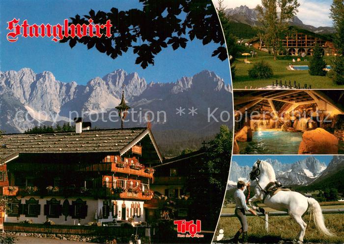 Going Wilden Kaiser Tirol Bio Hotel Stanglwirt Hallenbad Horsemanship