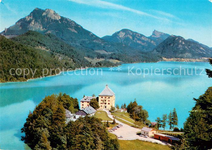 Fuschl See Salzkammergut Schloss Hotel Fuschl mit Schober Schafberg und Fuschl