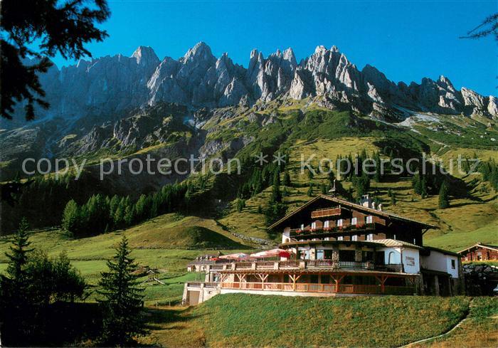 Muehlbach Hochkoenig Arthurhaus mit Mandlwand Hochkoenig