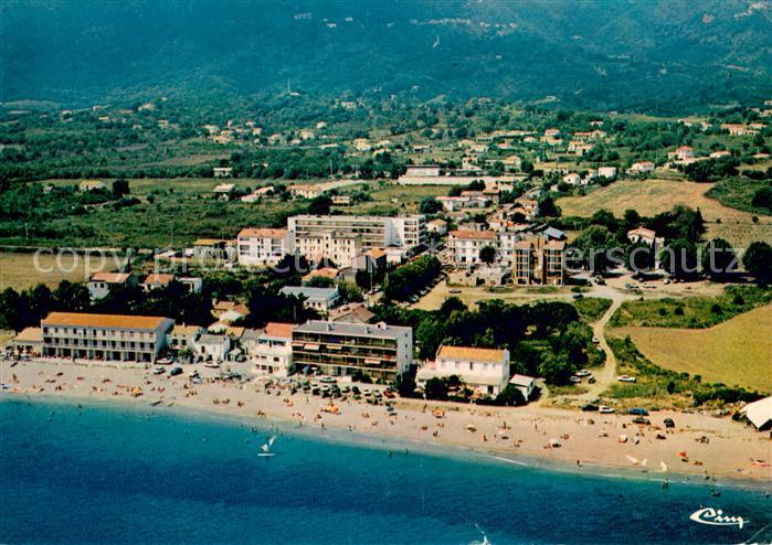 San-Nicolao Moriani Plage Fliegeraufnahme