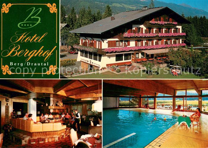 Berg Drautal Hotel Berghof Bar Hallenbad