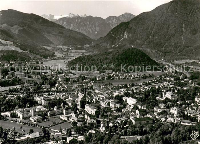 Bad Ischl Salzkammergut Fliegeraufnahme mit Hohem Dachstein