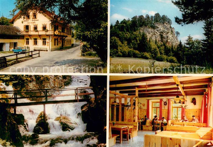 Muggendorf Niederoesterreich Gasthaus Karnerwirt Gaststube Bei den Mirafaellen F