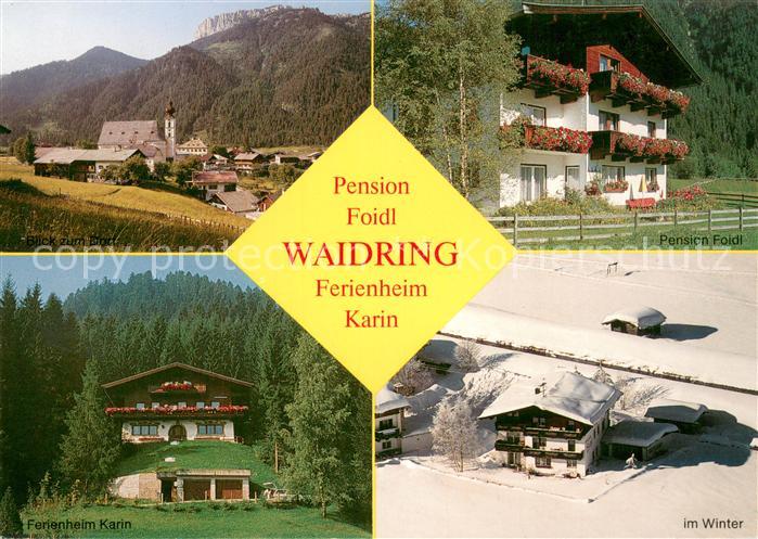 Waidring Tirol Panorama Pension Foidl Ferienheim Karin