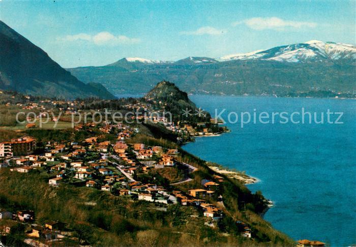 Lago Maggiore Villaggio Belmonte e panorama della Valtravaglia