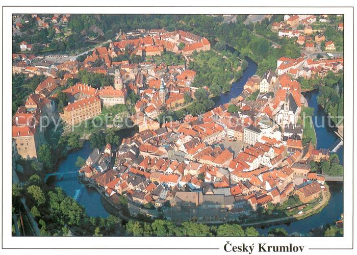 Cesky Krumlov Fliegeraufnahme