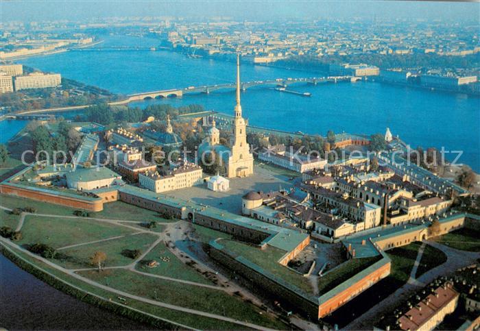 Haseninsel Sankt-Petersbourg St Petersburg Fliegeraufnahme