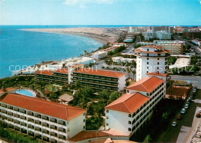 Playa del Ingles Vista Hoteles y playa Fliegeraufnahme