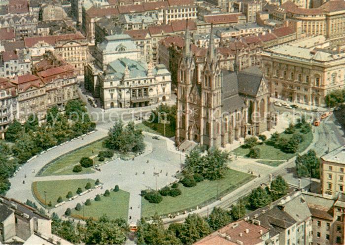 Praha Prahy Prague Platz des Friedens Fliegeraufnahme