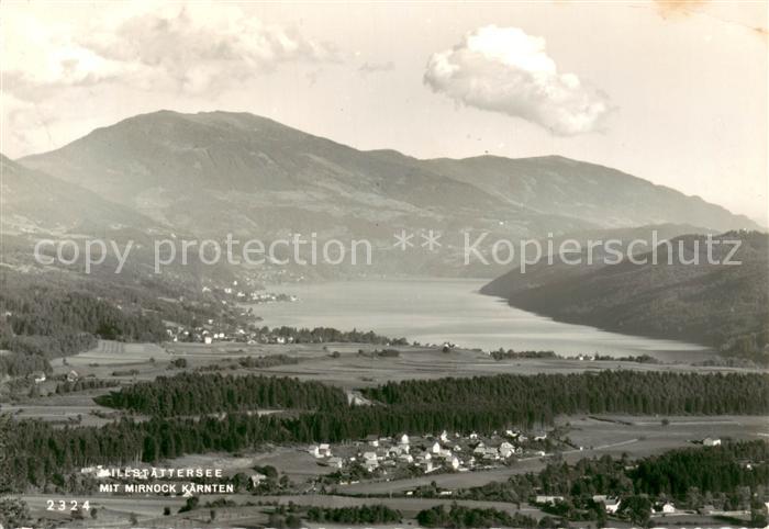 Millstaettersee Fliegeraufnahme mit Mirnock