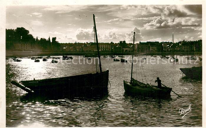 Saint-Quay-Portrieux Coucher de soleil sur le Port