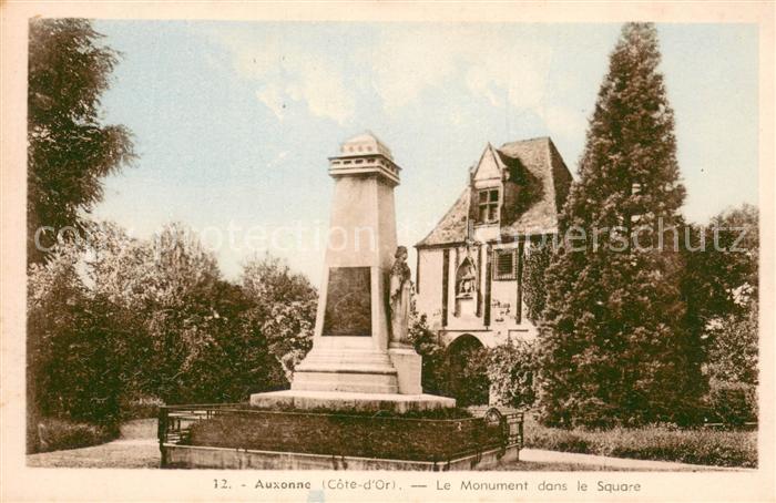 Auxonne Le Monument dans le Square