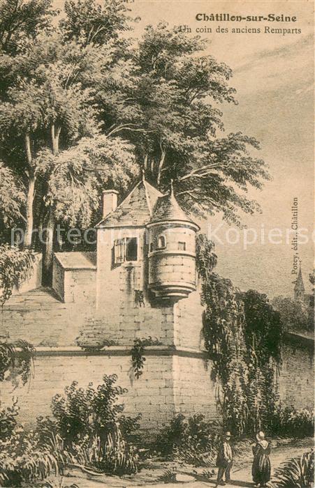 Chatillon-sur-Seine Un coin des anciens Remparts
