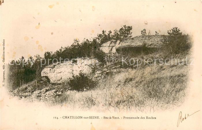 Chatillon-sur-Seine Bec a Vent Promenade des Roches