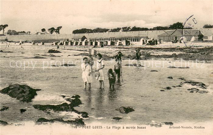 Port-Louis La Plage a maree basse
