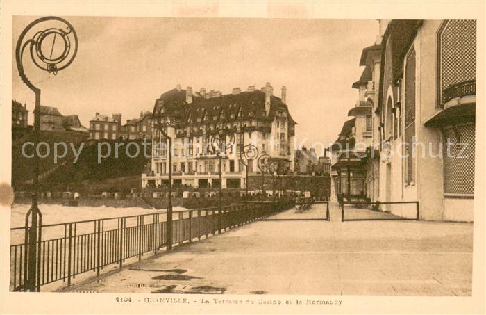 Granville Manche La Terrasse Casino et le Normandy