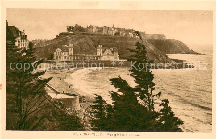 Granville Manche Vue generale du Roc