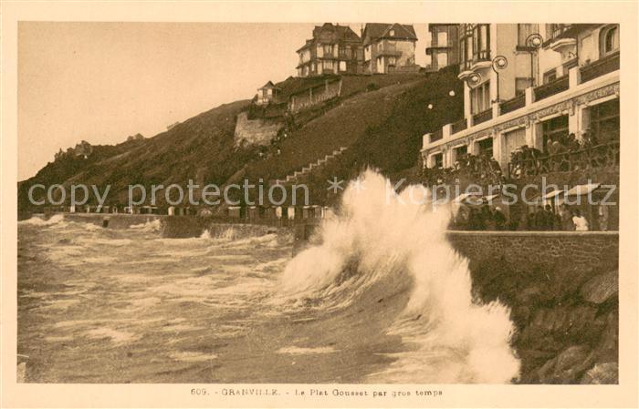 Granville Manche Le Plat Gousset par gros temps