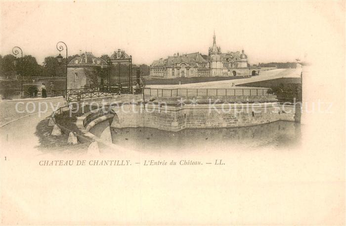 Chantilly 60 Chateau de Chantilly L'Entree du Chateau