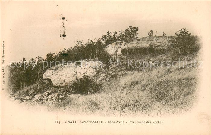 Chatillon-sur-Seine Bec a Vent Promenade des Roches