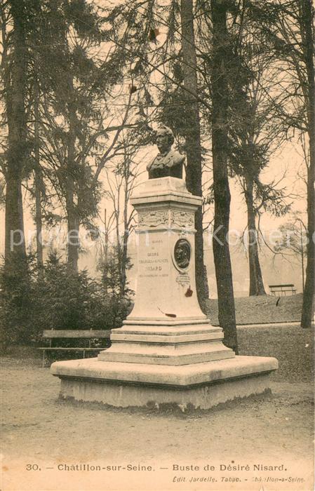 Chatillon-sur-Seine Buste de Desire Nisard