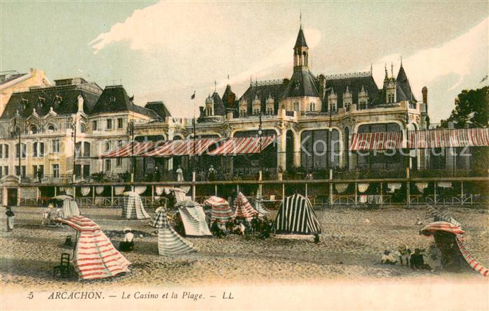 Arcachon 33 Le Casino et la Plage