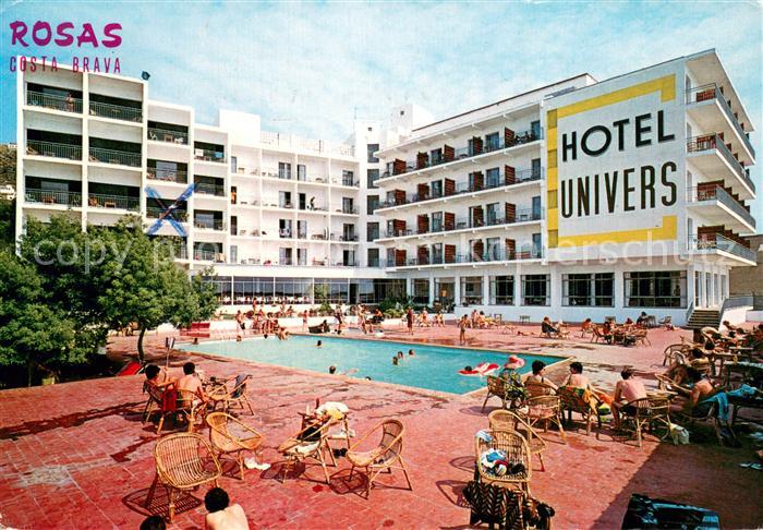 Rosas Costa Brava Cataluna Hotel Univers Pool