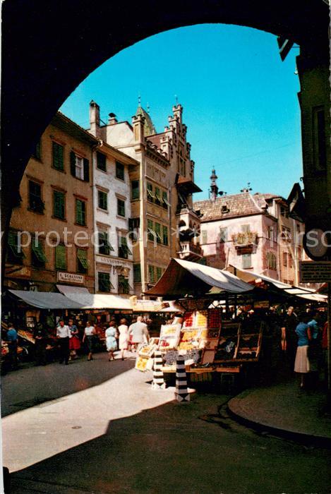 Bozen Suedtirol Obstplatz